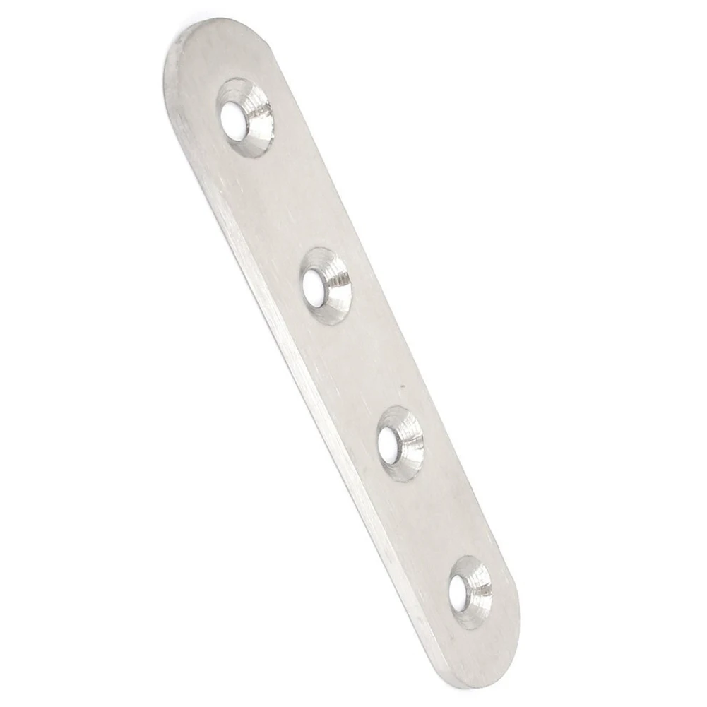 

96 x 19mm Fixing Joining Mending Flat Plate Bracket,Silver