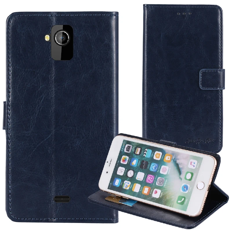 

TienJueShi Magnetic Business Turn Premium Protect Leather Cover Case For SFR Altice S11 4 inch Shell Wallet Etui Skin