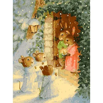 

Happy New Year.40x50cm,Painting By Numbers,DIY,wall Art,Living Room Decoration,Scenery,Figure,Animal,Flower,Cartoon