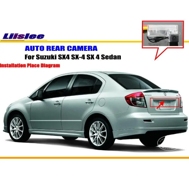 

Liislee License Plate Light Camera For Suzuki SX4 SX-4 SX 4 Sedan / Rear View Backup Parking Reverse Camera HD CCD Night Vision
