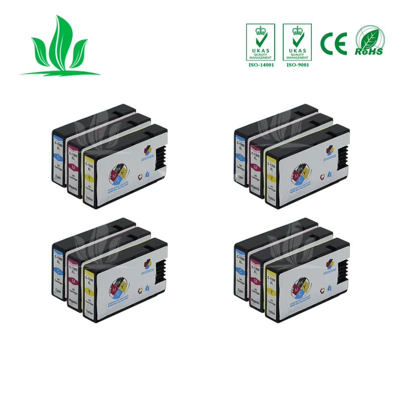 

1200XL 12PCS CMY Compatible Ink Cartridges for Canon PGI-1200 PGI1200 pgi-1200 pgi1200 MAXIFY MB2020 MB2320 Printer