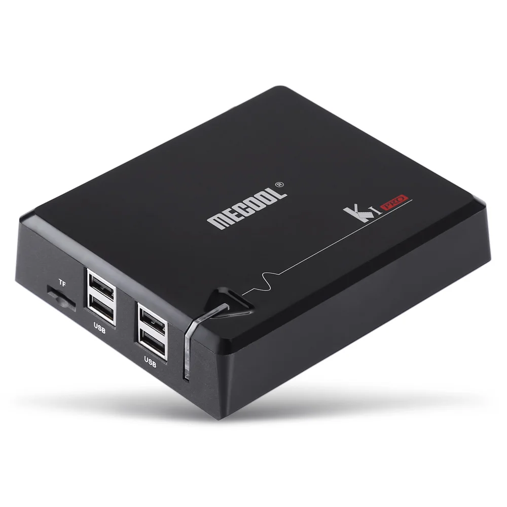 MECOOL KI PRO ТВ коробка S2 + T2 DVB Amlogic S905D Quad 2G 16G Поддержка и S2/DVB T2/DVBS2 Декодер каналов