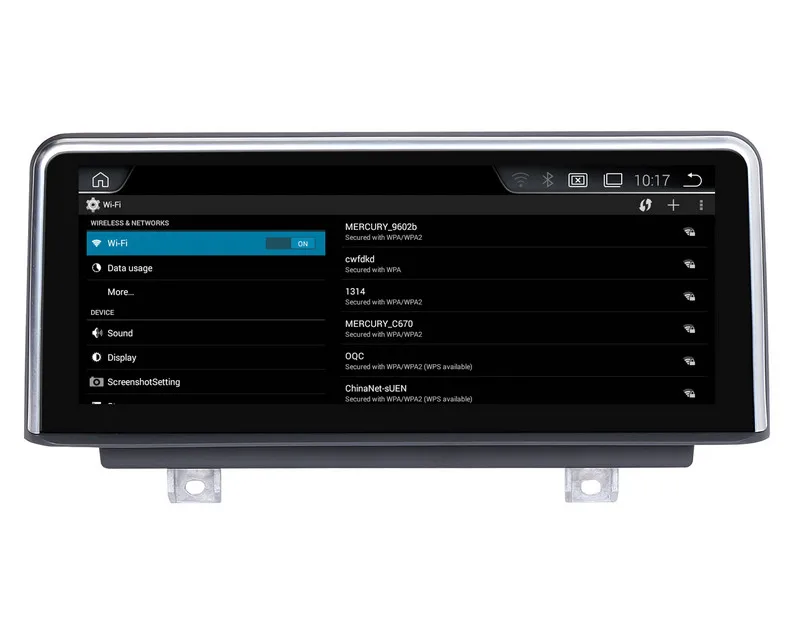 Best 10.25" Android 7.1 Car Player GPS Navigation for BMW 3 Series F30 F31 F34 2013-2016 with SD USB Stereo iDrive 4Core 2G+ 32G 9