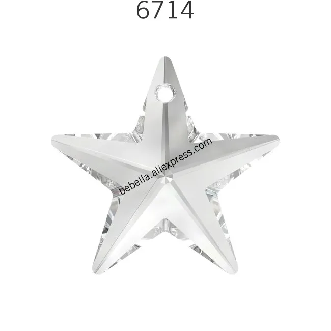 

1 piece of 100% original crystal from Swarovski 6714 Star pendant loose beads stone retail for jewelry making