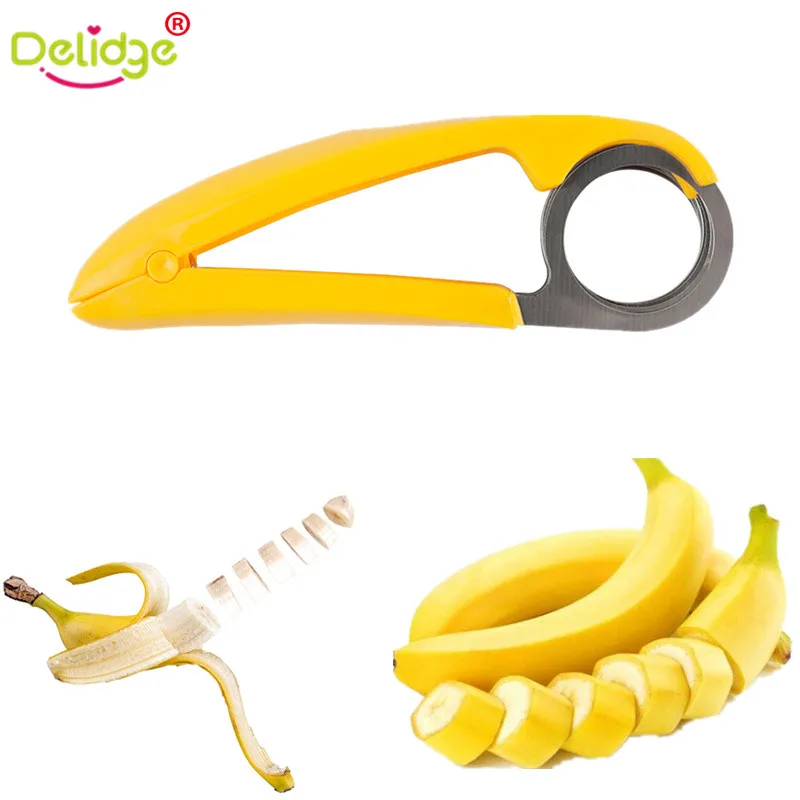 Buy Delidge 1 pcs Banana Slicer Tools Stainless Steel