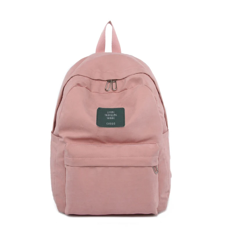 

High Quality Canvas Backpacks for Women Casual for Teenage Girls Preppy Style School Bags Cute Backpack Women