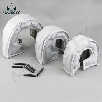 

T6 Turbo Blanket Turbine Heat Shield Cover T 6 Turbocharger Wrap High Temp gray