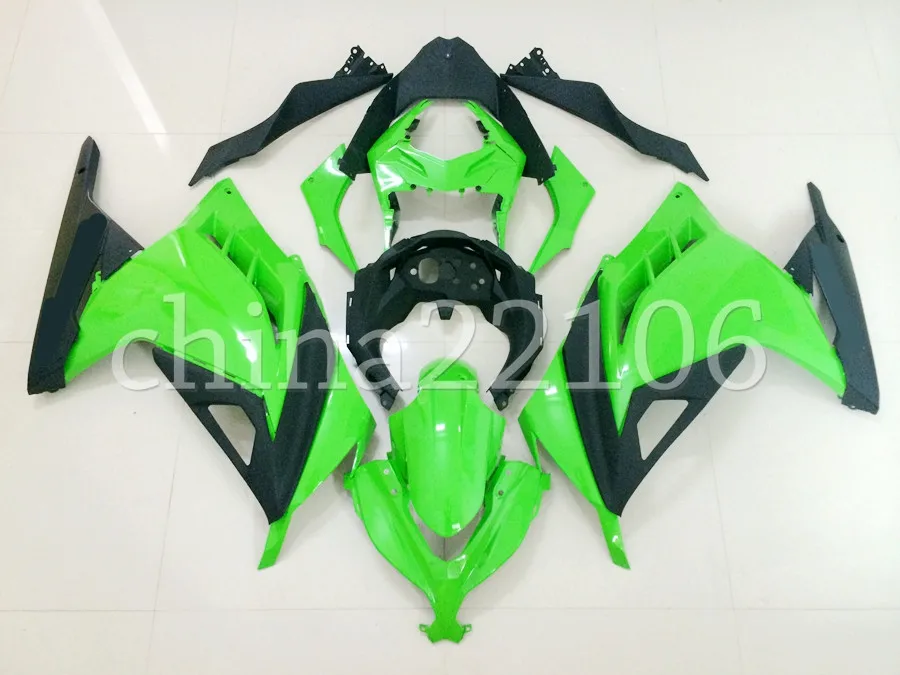 

High quality New ABS motorcycle fairings fit for kawasaki EX300 2013-2017 Ninja300 13 14 15 16 17 EX300 nice green black