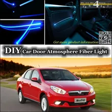 Для Dodge Forza внутренний окружающий свет настройки атмосферное волоконно-оптическое освещение внутри двери панели освещения(не EL свет