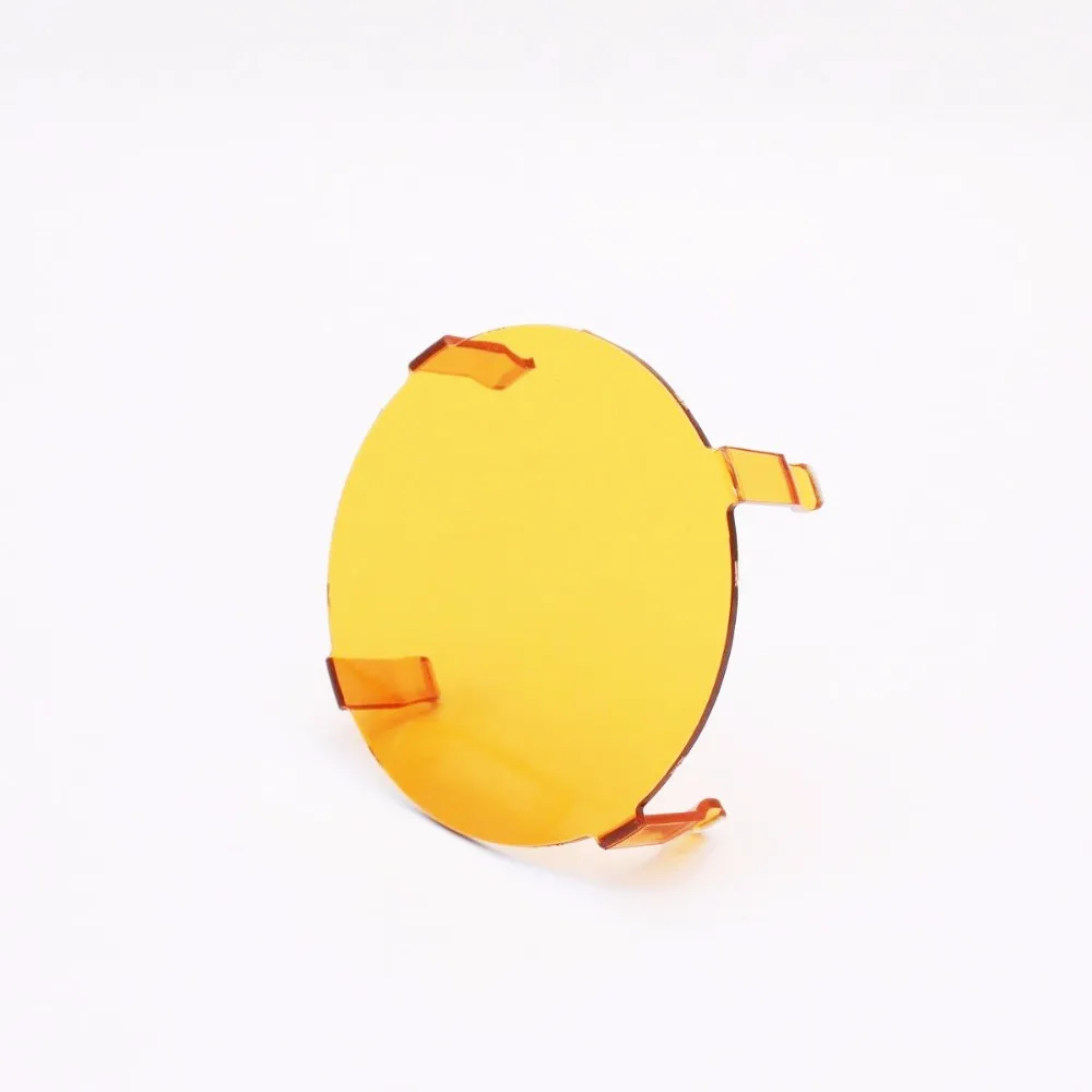 Led Work Light Lens Covers Shells 3.5" Inch Amber Red Clear Blue Green