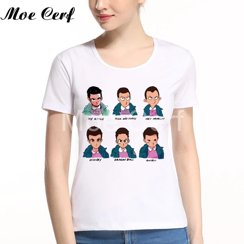 2017 Fashion Stranger Things Print T-Shirt Funny Women