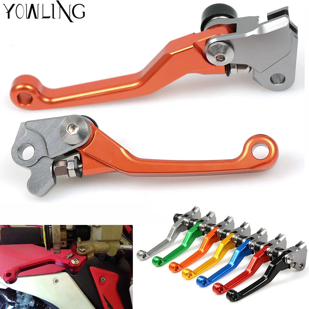 

For KTM 350 SX-F/XC-F/XCF-W/EXC-F 2011 2012 2013 CNC Dirtbike Pivot Brake Clutch levers Set Orange One Pair
