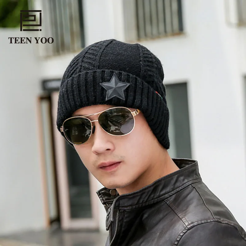 Buy Winter Hats For Men Solid 5 Star Warm Fleece Cap