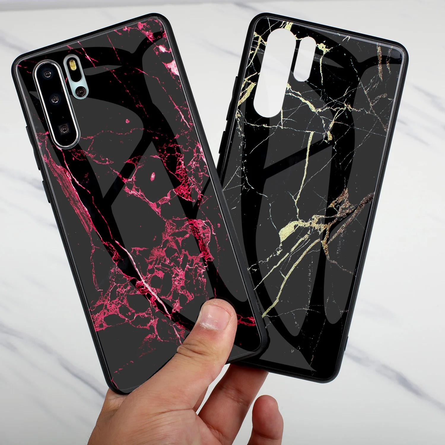 Мрамор чехол из закаленного стекла для телефона для huawei P30 P20 Коврики 20 30 Pro Lite Girl чехол для Honor 8A 8X 8C 9 10 Lite Nova 3 3i 4 Чехол