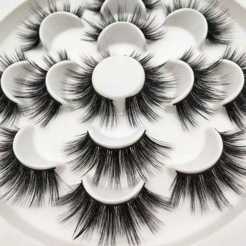 

Buzzme H17 25mm lashes 3D synthetic lashes hand made reusable natural lashes popular eyelashes makeup