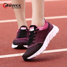WWKK/женские кроссовки; коллекция года; сезон осень; прогулочная дышащая сетчатая женская спортивная обувь со шнуровкой; женская обувь; zapatillas mujer