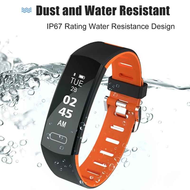 BANGWEI Smart watch women men Sport watch Heart rate monitor Long standby fitness tracker IP67 waterproof watch for Android iOS