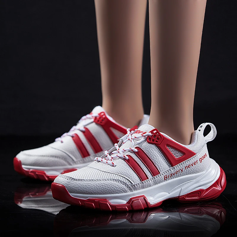 

Hot Sale Unisex Athletic Shoes Breathable Women Jogging Sneakers Anti-Slip Trail Running Shoes Men Rubber Sole Gym Outdoor Shoes