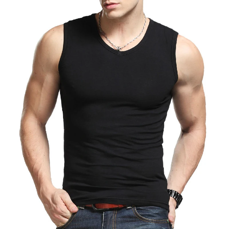 Buy Fashion Brand Men's 100 Cotton O Neck Tank Tops