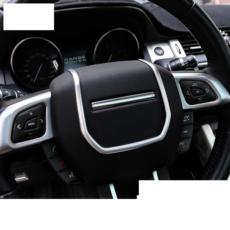 

lsrtw2017 abs car steering wheel trims for range rover evoque 2011 2012 2013 2014 2015 2016 2017 2018 2019
