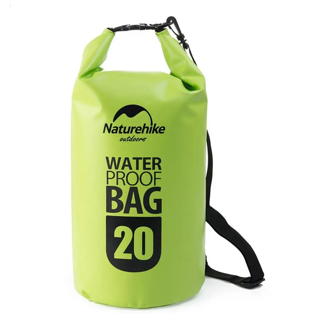Водонепроницаемая сумка для плавания, кемпинг, пляжные сумки, ПВХ герметичные мешки для туризма, рафтинг, Ультралегкая сухая сумка для телефона, Cmping, Дрифтинг - Цвет: green 20L