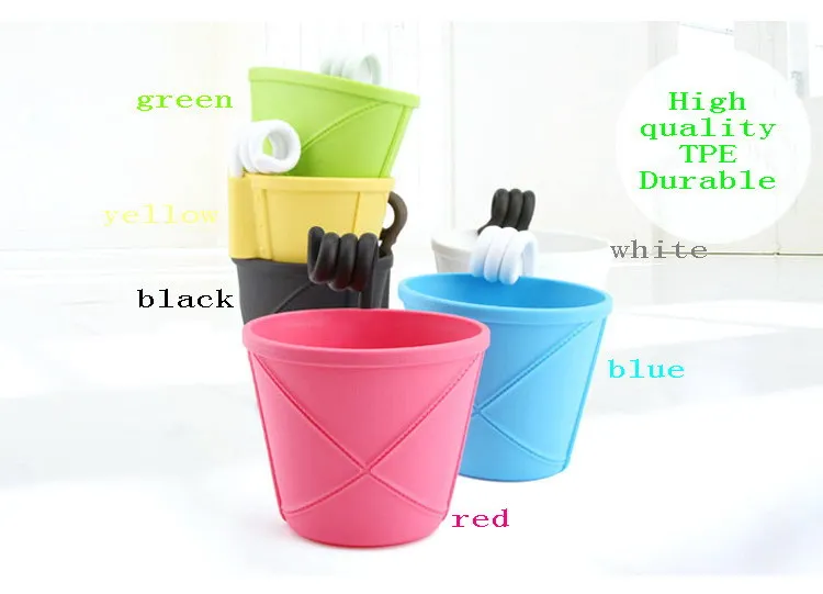1pcs Creative Silicone Storage Basket, Portable Cute Mini Multi purpose
