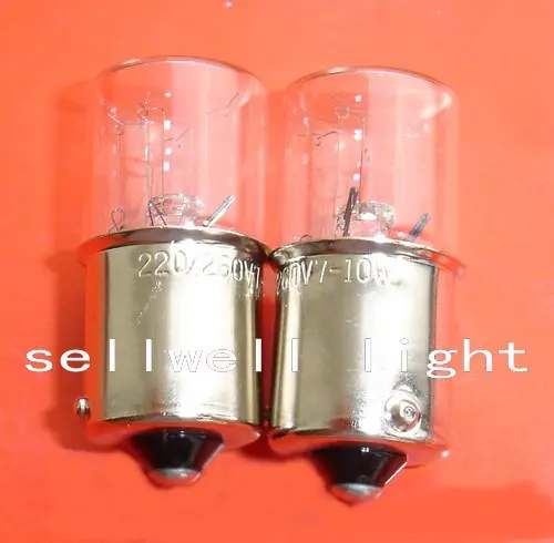 Novo! Lâmpadas Miniatura Iluminação – 260v 7-10w Ba15s T16x36 A549 220