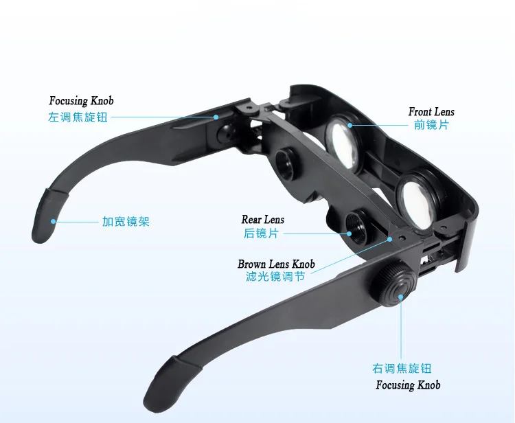 Сверхлегкий рыболовный телескоп рыбий поплавок очки с фокусировкой с поддержкой ночного видения регулируемый фокус 2 группы объектива рыболовные аксессуары
