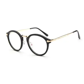 

Vintage Eyeglasses Frames Clear Lens Glasses Women Eyeglasses Metal Spectacle Star style Brand Designer
