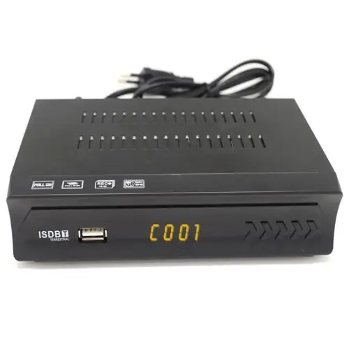 ISDB T HD TV Receivers Set Top Boxes USB Port Dolby DTS 1080P Video