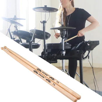 

2Pcs Hickory American Classic 5A/5B/7A Drum Sticks Wood Tips Instrument Supplies YS-BUY