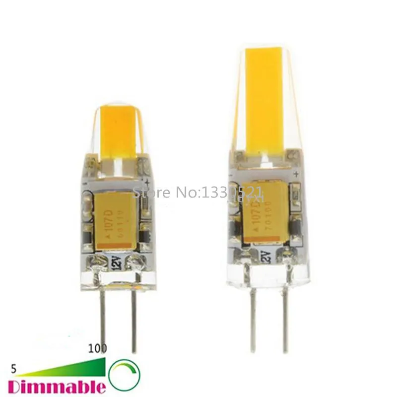 

New Bombillas G4 LED Light Dimmable AC / DC 12V 3W 5W Lampada COB LED Lamps Crystal Chandelier LED Bulb Ampoule Candle Luz