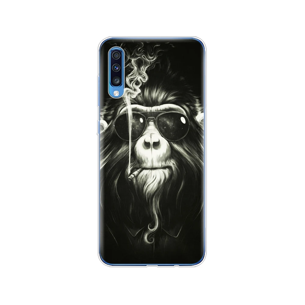Чехол для samsung A70, чехол, чехол для телефона, мягкий ТПУ, чехол для samsung Galaxy A70, силиконовый чехол, Coque Capa A 70, A705, A705F, бампер - Цвет: 61345