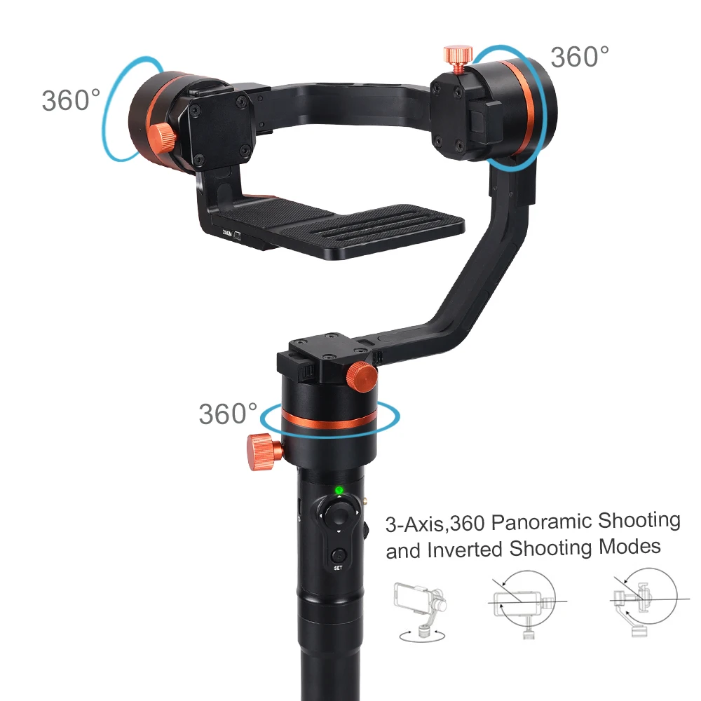 ViewFlex Тарзан м(A) 3 оси ручной Gimbal видео стабилизатор+ Электронный двойной ручка для sony Panasonic Canon BMCC BMPCC