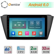 Octa Core 2GB RAM 32GB ROM C500+ 9″ Android 6.0 4G LTE WIFI DAB+ Car DVD Player Radio For Skoda Fabia 2015 2016 GPS Navigation