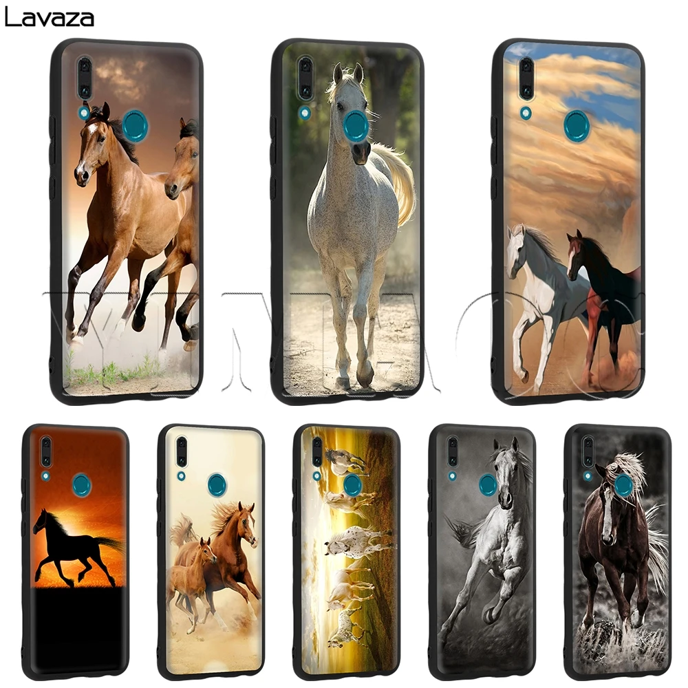 Чехол Lavaza Running Horse для Huawei Mate Y7 Y9 P8 P9 P10 P20 P30 Lite Pro P Smart Mini 2017 2019 |