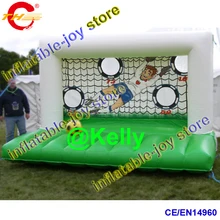 3x1,5x2,5 mH надувной футбольный мяч метание цель для продажи, надувной футбольный стрельбы игры, надувной футбольный мяч игра в мяч