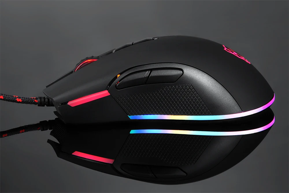  MOTOSPEED V70 Mouse USB Wired Gaming Mouse RGB Backlight 12000 DPI Computer PC Mice Gamer for PUBG 