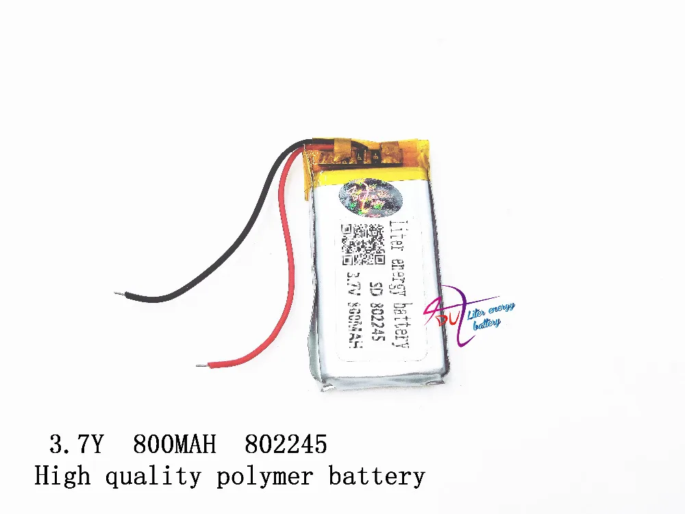 

3.7V polymer lithium battery 802245 wireless phone MP3 navigator 800mAh genuine MP4 point pen