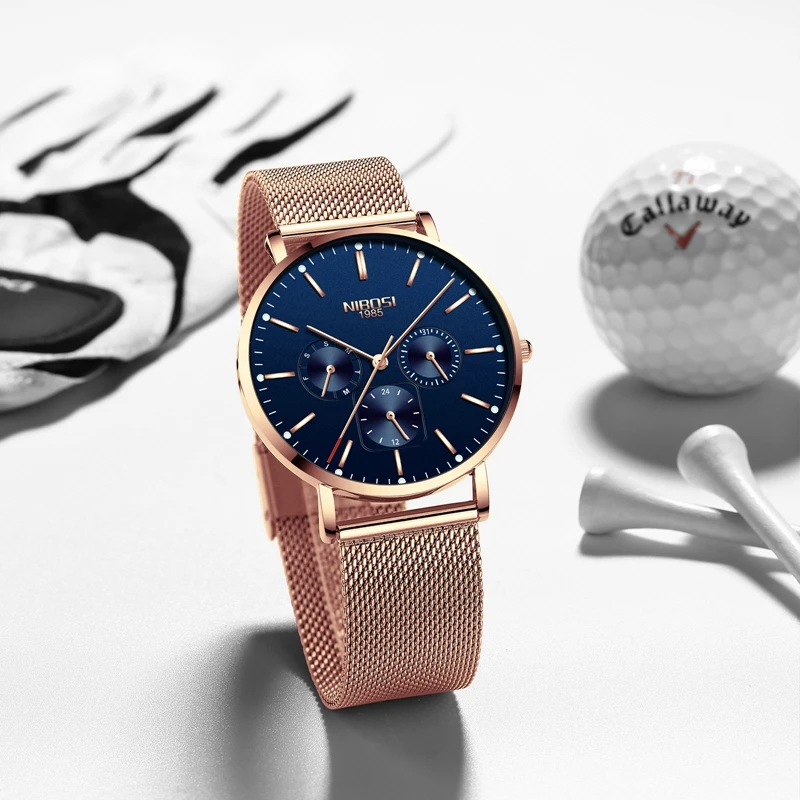 Best NIBOSI Top Brand Luxury Watches Men Stainless Steel Ultra Thin Watches Men Classic Quartz Men s Wrist Watch Relogio Masculino