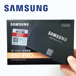 SAMSUNG PC 250 ГБ 500 ГБ 1 ТБ 860 EVO SSD SATAIII 860EVO 250 г 500 г 1 ТБ рабочего ноутбука SATA3 2,5 SSD Внутренние твердотельные накопители