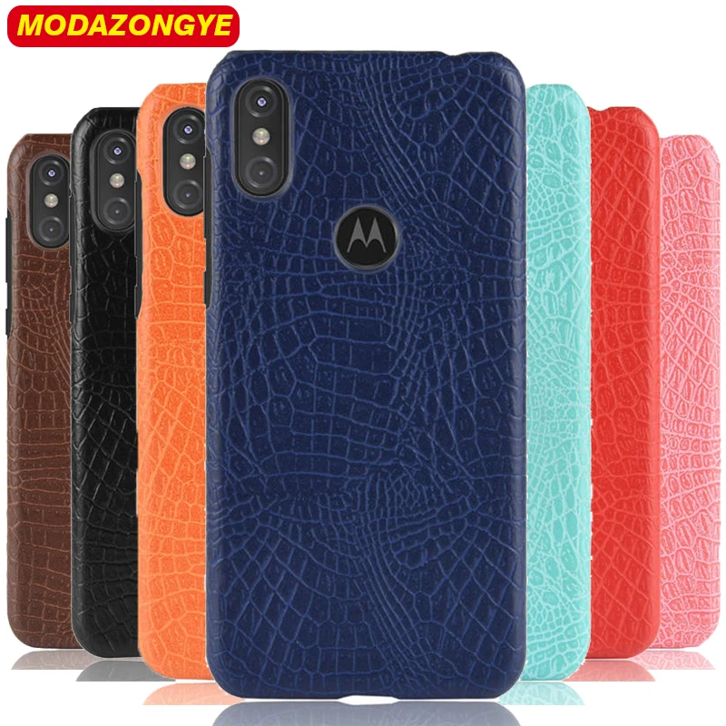 

For Motorola Moto One Power Case Moto One Power Case Hard Cover Leather Phone Case For Motorola One Power XT1942 OnePower 6.2"