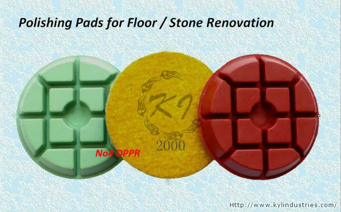 

3" Soft Polishing Pads for Marble Stone Renovation