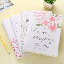 Милый блокнот свежий Одуванчик тюльпан цветочный дневник Kawaii школьный журнал офисные принадлежности студенческие канцелярские материалы Escolar