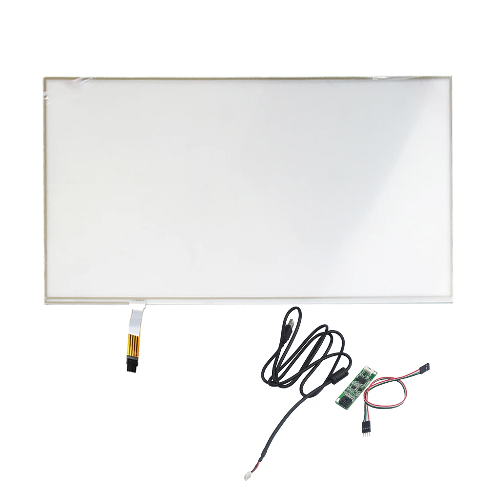 

21.5 Inch Resistive Touch Screen Panel 490mmx285mm 4 Wire USB Kit for Monitor
