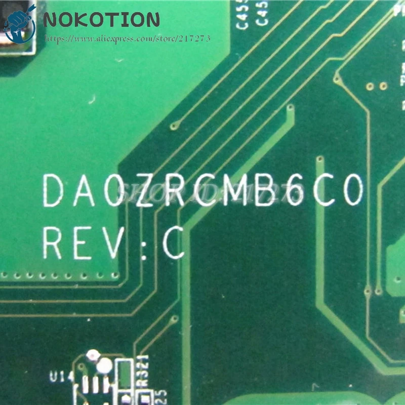 NOKOTION MBNCA06001 Мб. NCA06.001 DA0ZRCMB6C0 для Acer EMACHINES E732 Материнская плата ноутбука HM55 UMA DDR3