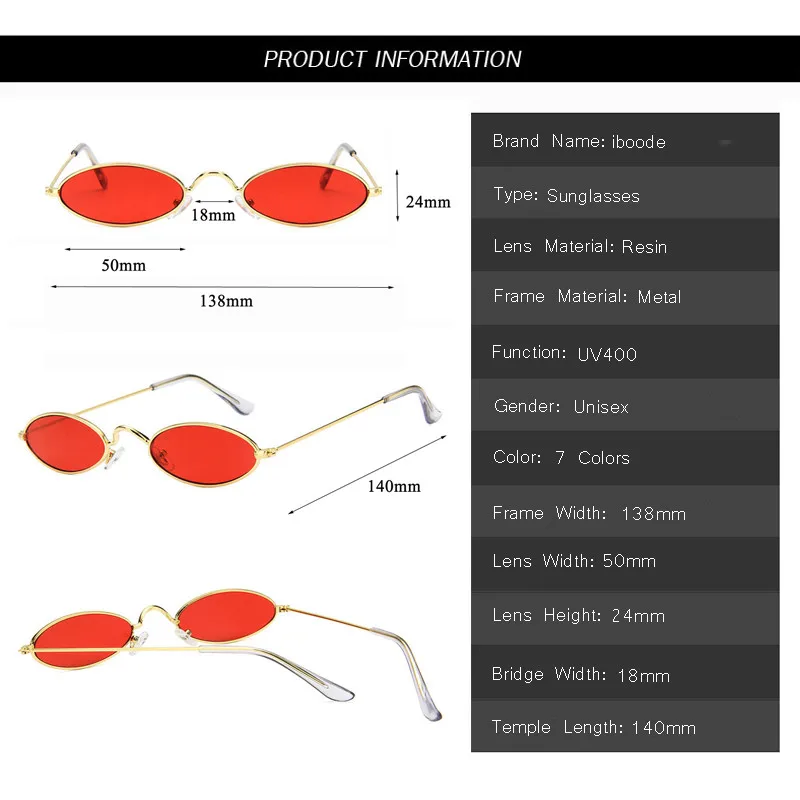 Новые брендовые дизайнерские винтажные Овальные Солнцезащитные очки для женщин/мужчин, ретро очки с прозрачными линзами, солнцезащитные очки для женщин UV400 с сумкой для очков