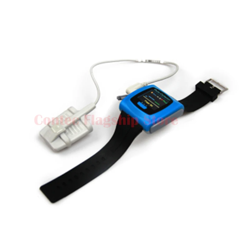 

Contec CMS50F Color OLED Display Wrist Pulse Oximeter, SPO2, Pulse Rate, Blood Oxygen Monitor