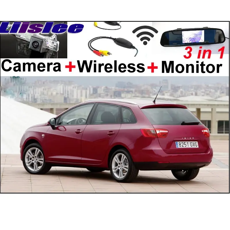 Liislee специальная автомобильная камера + Беспроводной сигнала зеркальный монитор