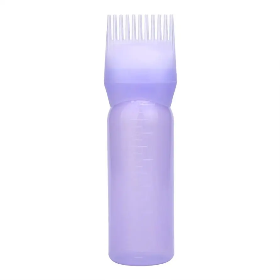 

Hot Purple Hair Dye Bottle Applicator Brush Dispensing Salon Hair Coloring Dyeing